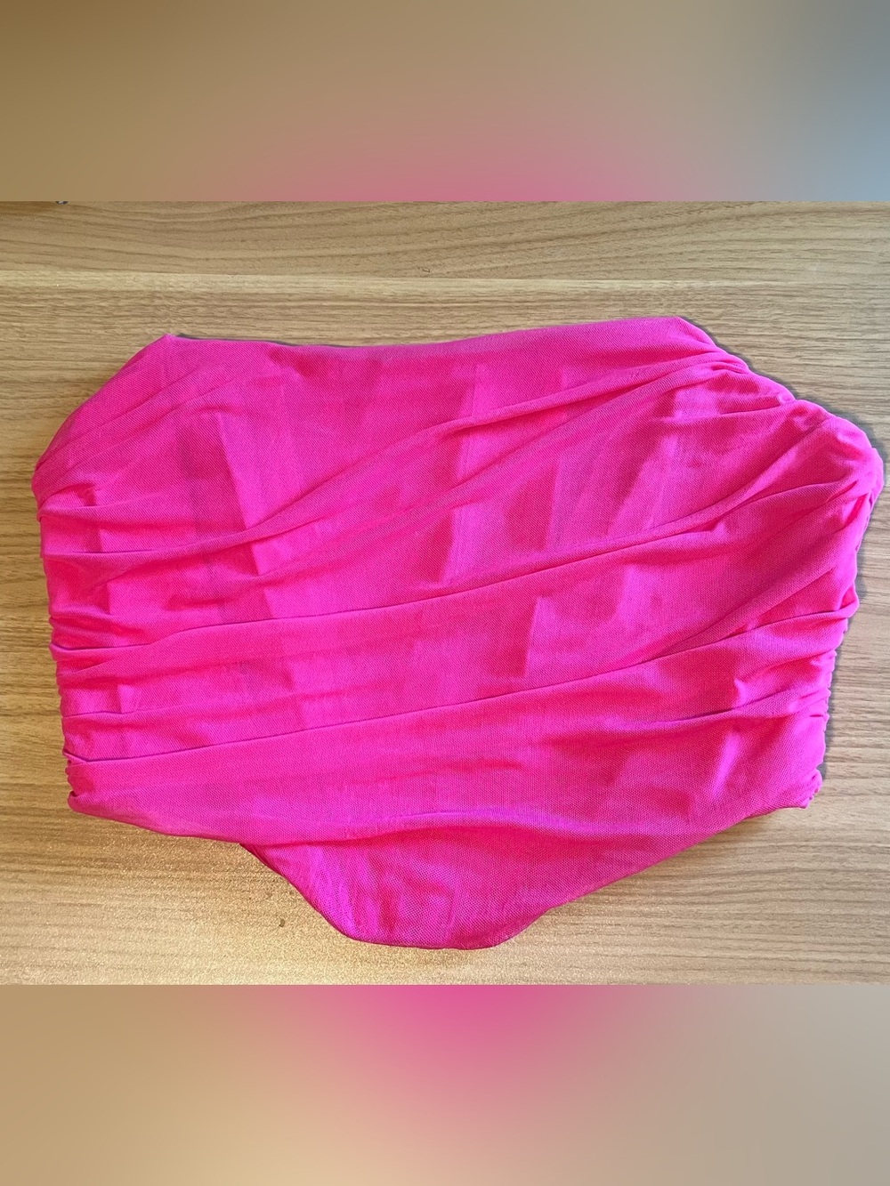 Womens Hot Pink Corset Top